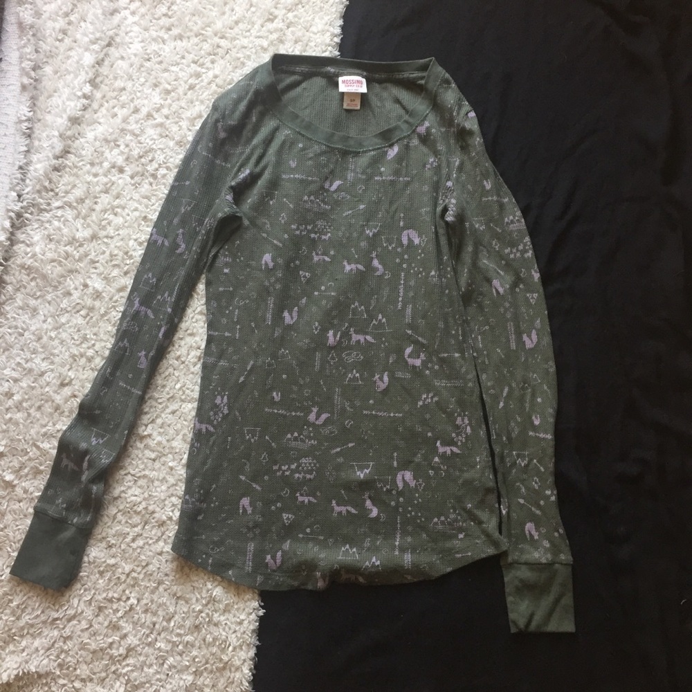 Dark Green Foresty Long Sleeve